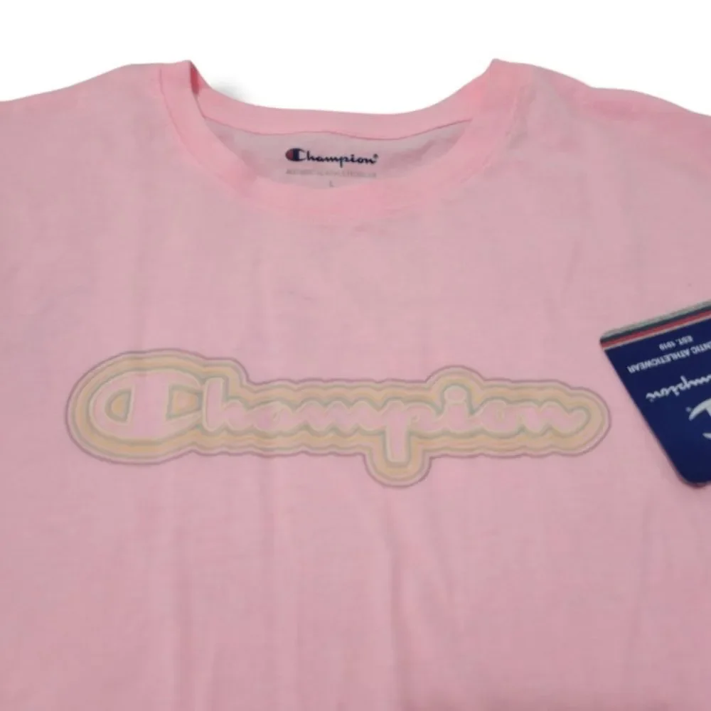 Champion Dress Size Large Girls T-Shirt Dress Graphic Print T-Shirt Pink New NWT